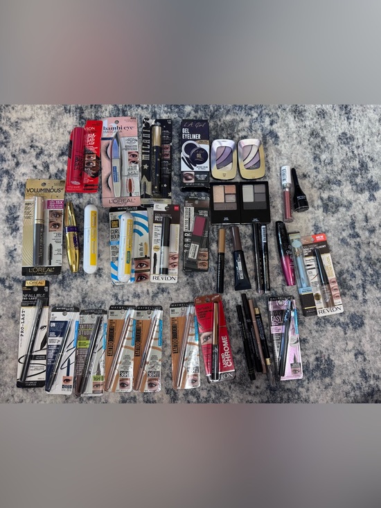 Maybelline Other - Revlon Maybelline Eyes Bulk Makeup Cosmetics (Lot Of 35) Damaged Packaging